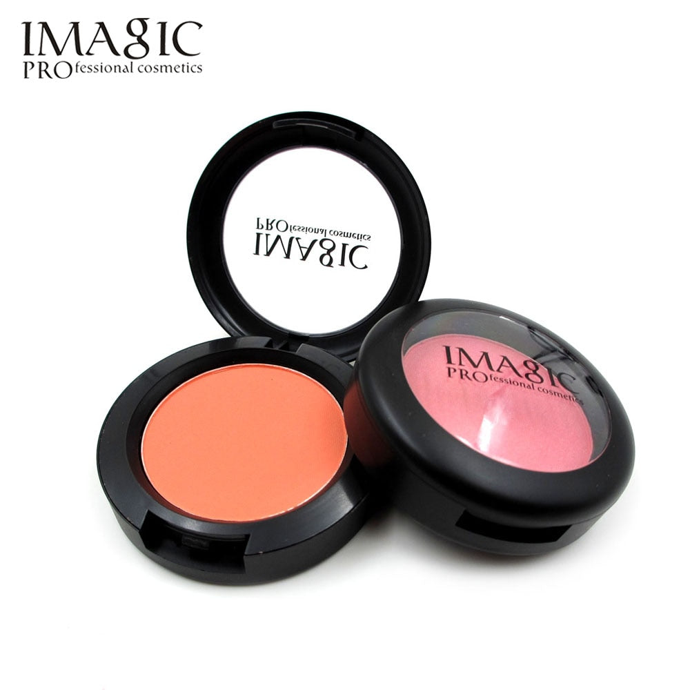 IMAGIC Makeup Cheek Blush Powder 8 Color Blusher Different Color Powder Pressed Foundation Face Makeup Blusher