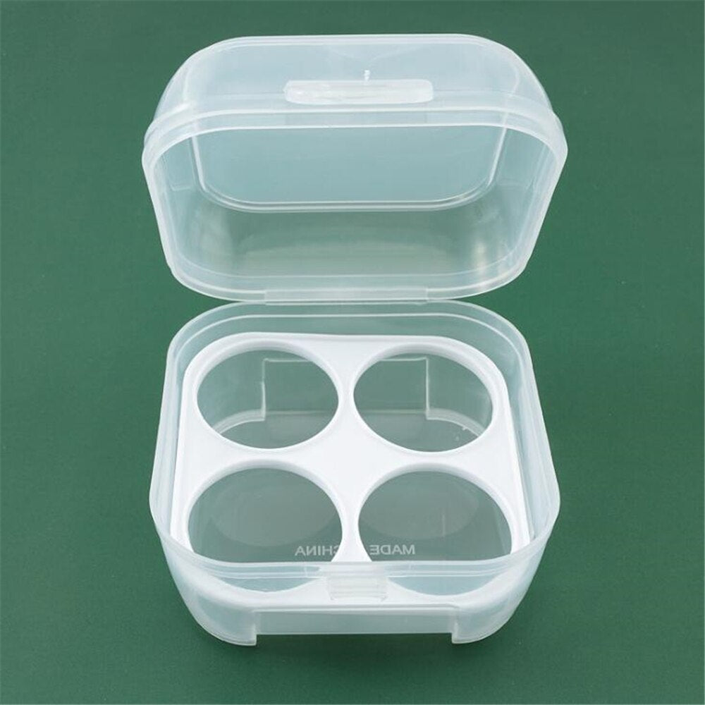 4pcs Makeup Blender Cosmetic Puff Makeup Sponge with Storage Box Foundation Powder Sponge Beauty Tools