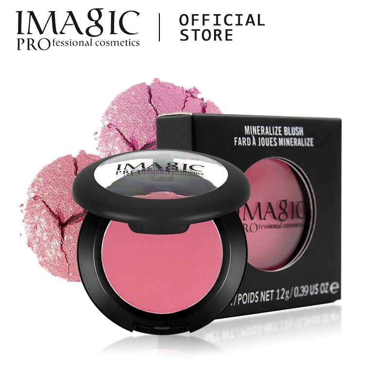 IMAGIC Makeup Cheek Blush Powder 8 Color Blusher Different Color Powder Pressed Foundation Face Makeup Blusher